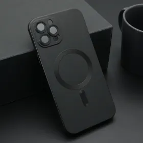 Futrola - maska ELEGANT MAGSAFE za iPhone 12 Pro Max (6.7) crna (MS).