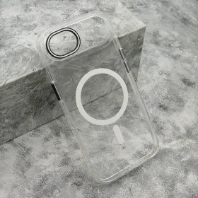 Futrola - maska COLOR RING MagSafe za iPhone AIR (6.6) bela (MS).