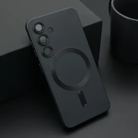 Futrola - maska ELEGANT MAGSAFE za Samsung S921 Galaxy S24 5G crna (MS).