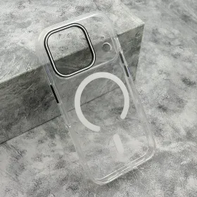 Futrola - maska COLOR RING MagSafe za iPhone 17 Pro (6.3) bela (MS).