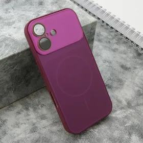 Futrola - maska COLOR METAL MagSafe II za iPhone 17 (6.3) roze (MS).