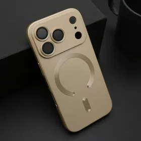 Futrola - maska ELEGANT MAGSAFE za iPhone 17 Pro (6.3) zlatna (MS).