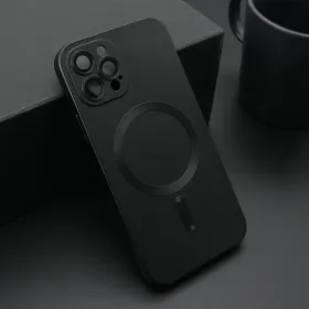 Futrola - maska ELEGANT MAGSAFE za iPhone 12 Pro (6.1) crna (MS).