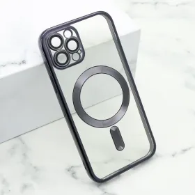 Futrola - maska CAMERA PROTECT MagSafe za iPhone 12 Pro (6.1) crna (MS).