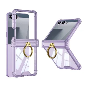 Futrola - maska RING LINES za Samsung F751B Galaxy Z Flip 7 5G ljubicasta (GKK case) (MS).