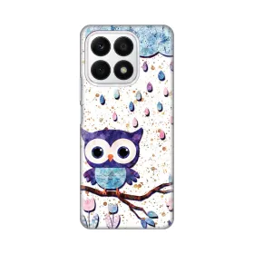 Silikonska futrola - maska print Skin za Huawei Honor X8a Owl.