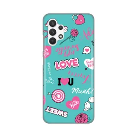 Silikonska futrola - maska print za Samsung A325 Galaxy A32 4G Love.