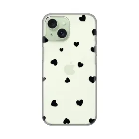 Silikonska futrola - maska print Skin za iPhone 15 6.1 Hearts.