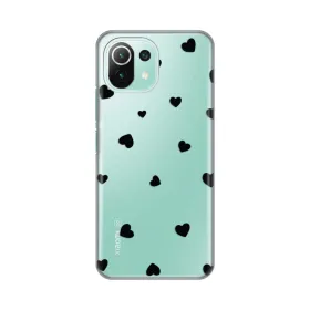 Silikonska futrola - maska print Skin za Xiaomi Mi 11 lite Hearts.
