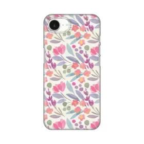 Silikonska futrola - maska print za iPhone 16e 6.1 Watercolor Flowers.