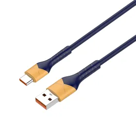 USB Data kabl LDNIO LS802 30W Fast Type C plavi 2m.