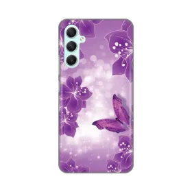 Silikonska futrola - maska print za Samsung Galaxy A34 5G 5G Butterfly And Flowers.