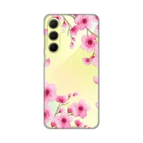 Silikonska futrola - maska print Skin za Samsung A556 Galaxy A55 5G Rose Flowers.