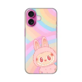 Silikonska futrola - maska print Skin za iPhone 16 6.1 La Bubu Rainbow.