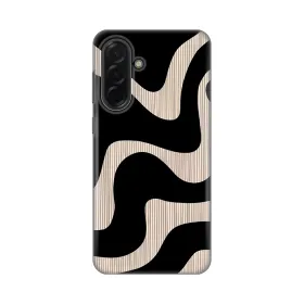 Silikonska futrola - maska print Skin za Samsung A366 Galaxy A36 5G Black Flow.