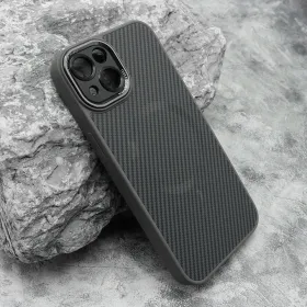Futrola - maska CARBON MagSafe za iPhone 13 (6.1) siva (small camera) (MS).