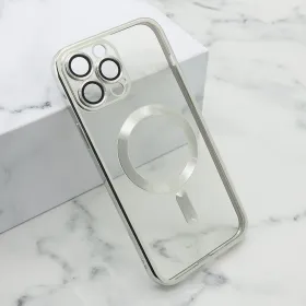 Futrola - maska CAMERA PROTECT MagSafe za iPhone 13 Pro Max (6.7) srebrna (MS).