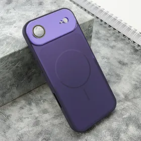 Futrola - maska COLOR METAL MagSafe II za iPhone AIR (6.6) ljubicasta (MS).