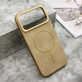 Futrola - maska LUX SKIN MagSafe za iPhone 17 Pro Max (6.9) krem (MS).