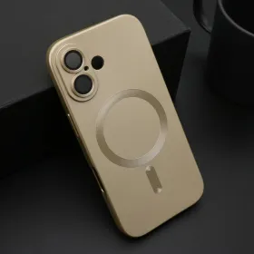 Futrola - maska ELEGANT MAGSAFE za iPhone 17 (6.3) zlatna (MS).
