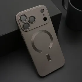 Futrola - maska ELEGANT MAGSAFE za iPhone 17 Pro Max (6.9) siva (MS).