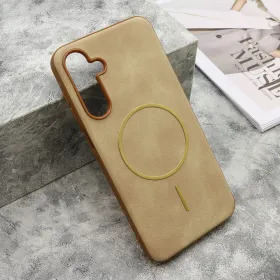 Futrola - maska LUX SKIN MagSafe za Samsung A166 Galaxy A16 5G krem (MS).