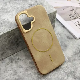 Futrola - maska LUX SKIN MagSafe za iPhone 17 (6.3) krem (MS).