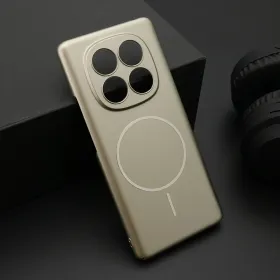 Futrola - maska PURE mat MagSafe za Xiaomi Redmi Note 14 Pro 4G (Global) zlatna (MS).