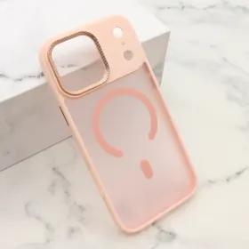 Futrola - maska SILKY MagSafe II za iPhone 17 Pro Max (6.9) roze (MS).