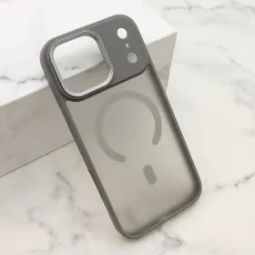 Futrola - maska SILKY MagSafe II za iPhone 17 Pro Max (6.9) siva (MS).