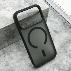 Futrola - maska SILKY MagSafe mat za iPhone 17 Pro (6.3) crna (MS).