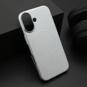 Futrola - maska PURE mat MagSafe za iPhone 17 (6.3) srebrna (MS).