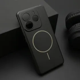 Futrola - maska PURE mat MagSafe za Xiaomi Redmi Note 14 4G (Global) crna (MS).