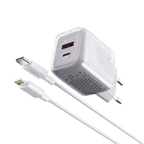 Kucni punjac Moxom MX-HC206 18W FAST PD 20W Type C na lightning sivi (MS).