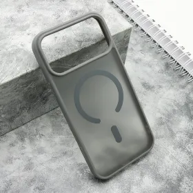 Futrola - maska SILKY MagSafe mat za iPhone 17 Pro Max (6.9) siva (MS).