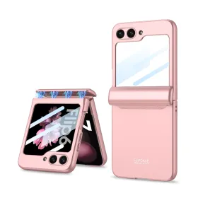 Futrola - maska SMOOTH LINE za Samsung F741B/F761B Galaxy Z Flip 6 5G/Z Flip 7 FE 5G roze (GKK case) (MS).