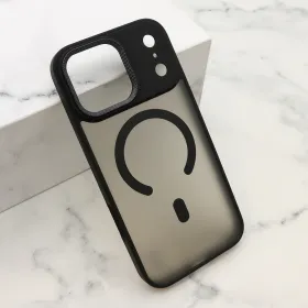 Futrola - maska SILKY MagSafe II za iPhone 17 Pro Max (6.9) crna (MS).