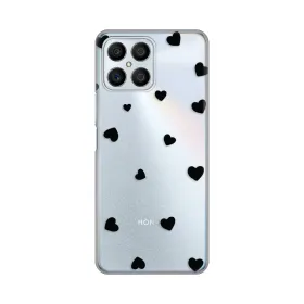 Silikonska futrola - maska print Skin za Huawei Honor X8 Hearts.