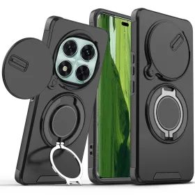 Futrola - maska CamShield Ring stand za Xiaomi Redmi Note 14 Pro Plus 5G (EU) crna.