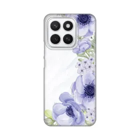 Silikonska futrola - maska print Skin za Huawei Honor X8c Blue Roses.