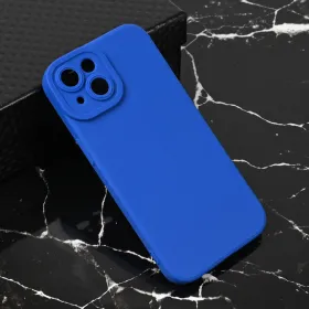 Futrola - maska Teracell Giulietta za iPhone 15 6.1 mat plava.