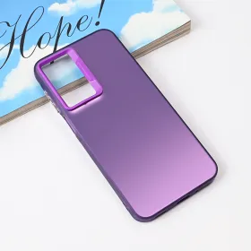 Futrola - maska Clear za Samsung A175 Galaxy A17 ljubicasta.