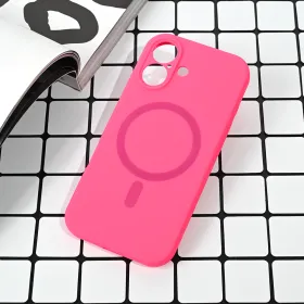 Futrola - maska Magsafe Pure color za iPhone 17 6.3 pink.
