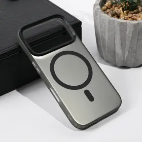 Futrola - maska Magsafe Clear za iPhone 17 Pro 6.3 crna.
