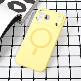 Futrola - maska Magsafe Pure color za iPhone 17 Pro Max 6.9 zuta.