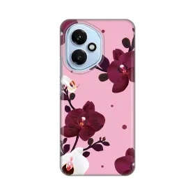 Silikonska futrola - maska print Skin za Huawei Honor 400 Pink Orchid.