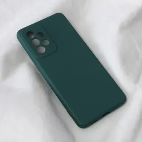 Futrola - maska Teracell Soft Velvet za Samsung A536 Galaxy A53 5G tamno zelena.