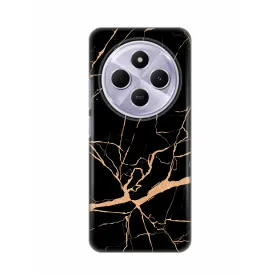 Silikonska futrola - maska print za Xiaomi Redmi 14C/Redmi A4 All Black.