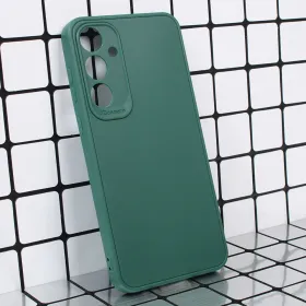 Futrola - maska 3D Camera za Samsung A556 Galaxy A55 5G tamno zelena.