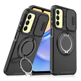 Futrola - maska CamShield Ring stand za Samsung A165F Galaxy A16 crna.
